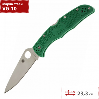Нож складной SPYDERCO ENDURA 4 C10FPGR Нож складной SPYDERCO ENDURA 4 C10FPGR